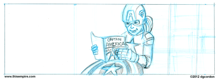 This bears repeating, very cool seeing a little girl dress up as Captain America picking out new comics on Free Comic Day